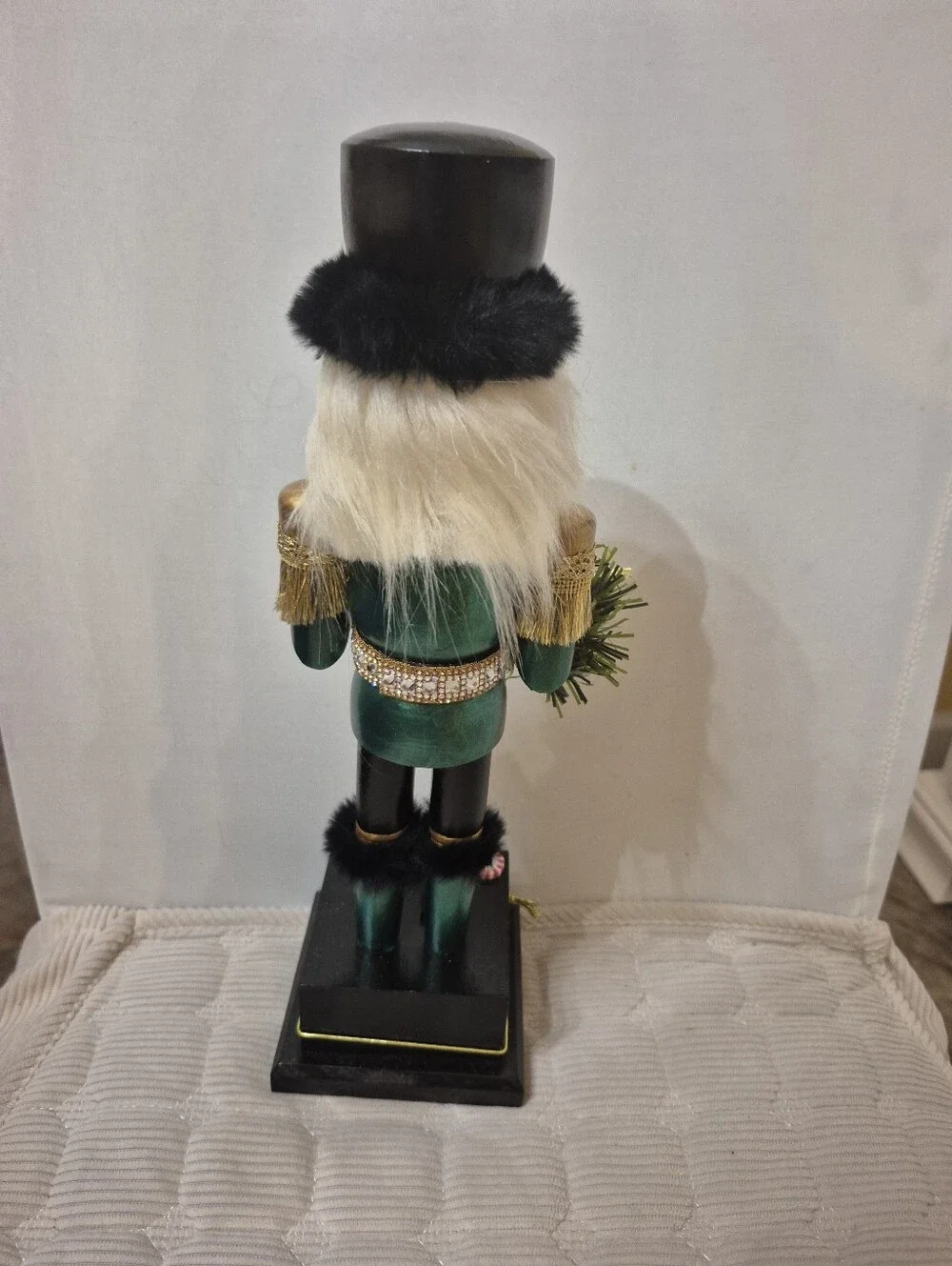 Festive Green and Black Nutcracker Calendar